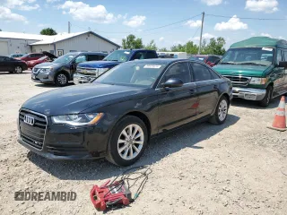 2013 Audi A6 2.0T Premium with VIN WAUCFAFC4DN005081, listed as a Copart auction lot 59929474 with 112,357 mi miles and Salvage Title. Bid and sale history available at carsss.com. Image 1.