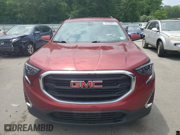 2021 GMC Terrain SLE with VIN 3GKALMEV9ML317196, listed as a Copart auction lot 59150915 with 84,614 mi miles and Salvage title. Bid and sale history available at DreamBid. Image 5.