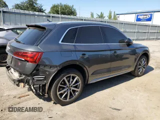 2021 Audi SQ5 Premium Plus with VIN WA1B4AFY0M2026456, listed as a Copart auction lot 77312444 with 74,103 mi miles and Salvage Title. Bid and sale history available at DreamBid. Image 3.
