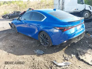 2022 Lexus IS 350 F Sport with VIN JTHGZ1B20N5049510, listed as a IAAI auction lot 41920822 with 127,601 mi miles and . Bid and sale history available at DreamBid. Image 3.