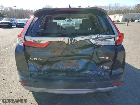 2019 Honda CR-V EX with VIN 2HKRW2H50KH654679, listed as a Copart auction lot 48600925 with 64,990 mi miles and Salvage Title. Bid and sale history available at carsss.com. Image 6.