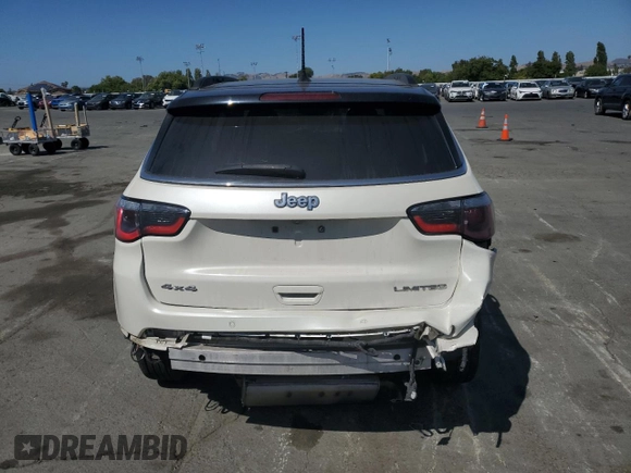 2018 Jeep Compass Limited с VIN 3C4NJDCB6JT354178, выставлен на аукционе Copart как лот 61013285 с пробегом 71 892 миль миль и Списание • Salvage title. История ставок и продаж доступна на DreamBid. Изображение 6.