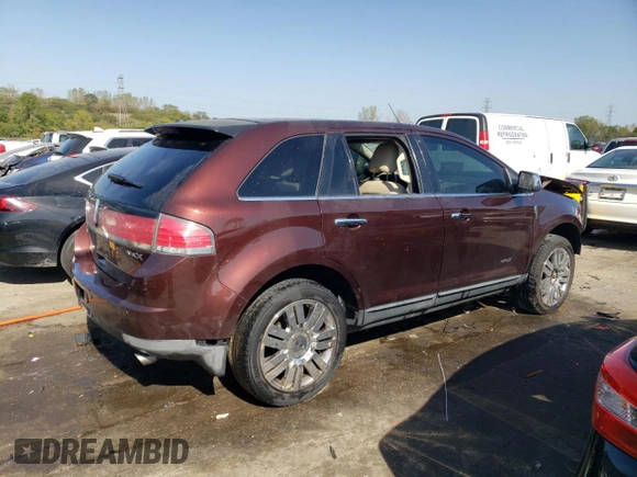 2009 Lincoln MKX with VIN 2LMDU68C79BJ04519, listed as a Copart auction lot 74599384 with 151,188 mi miles and Salvage Title. Bid and sale history available at carsss.com. Image 3.