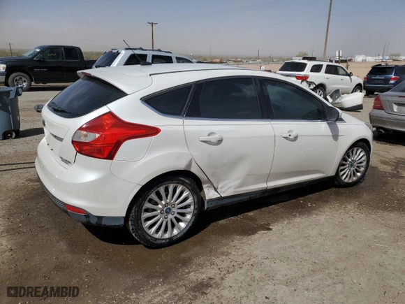 2012 Ford Focus Titanium with VIN 1FAHP3N22CL449814, listed as a Copart auction lot 49080875 with 127,022 mi miles and Salvage Title. Bid and sale history available at carsss.com. Image 3.