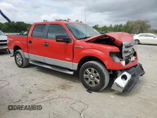 2013 Ford F-150 XL with VIN 1FTFW1ET2DFB96186, listed as a Copart auction lot 54178405 with 211,232 mi miles and Salvage Title. Bid and sale history available at carsss.com. Image 4.