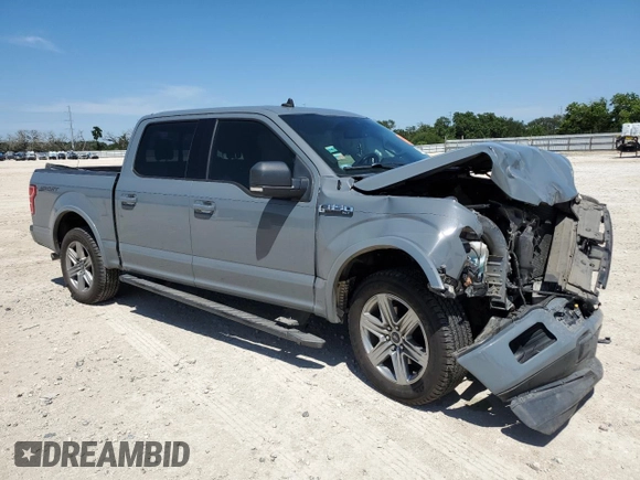 2019 Ford F-150 XL with VIN 1FTEW1CP6KKD12348, listed as a Copart auction lot 56765785 with 69,922 mi miles and Salvage title. Bid and sale history available at DreamBid. Image 4.