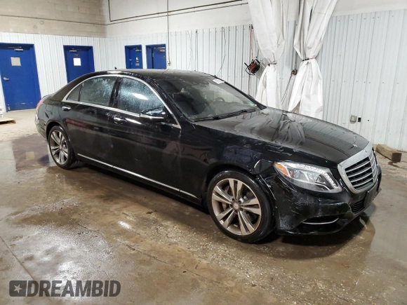 2015 Mercedes-Benz S 550 with VIN WDDUG8FB6FA148733, listed as a Copart auction lot 53365335 with 61,414 mi miles and Salvage Title. Bid and sale history available at carsss.com. Image 4.