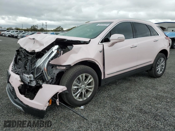2023 Cadillac XT5 FWD Premium Luxury with VIN 1GYKNCR46PZ159140, listed as a Copart auction lot 45050085 with 28,231 mi miles and Non Repairable. Bid and sale history available at carsss.com. Image 1.