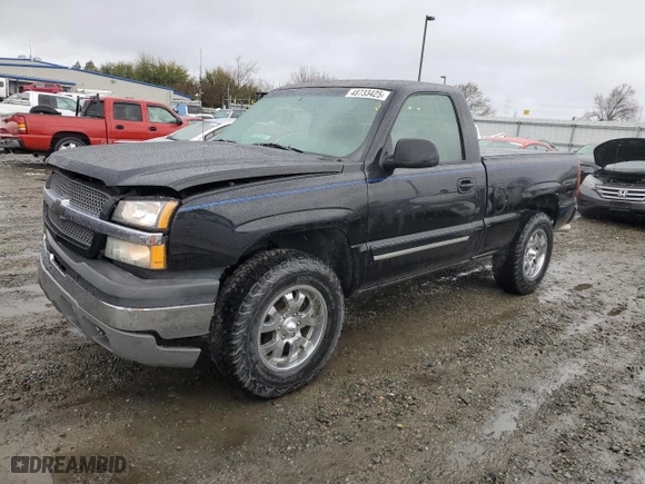 2005 Chevrolet Silverado 1500 Z71 with VIN 1GCEK14T55Z102181, listed as a Copart auction lot 48733425 with 133,768 mi miles and Salvage Title. Bid and sale history available at carsss.com. Image 1.