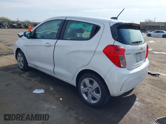 2022 Chevrolet Spark LS with VIN KL8CB6SA3NC036523, listed as a IAAI auction lot 41421387 with 59,801 mi miles and . Bid and sale history available at DreamBid. Image 3.