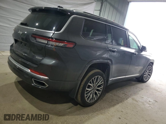 2022 Jeep Grand Cherokee Summit Reserve with VIN 1C4RJKET0N8590504, listed as a Copart auction lot 55561345 with 30,647 mi miles and Salvage title. Bid and sale history available at DreamBid. Image 3.