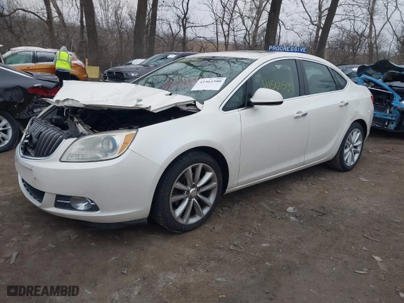 2013 Buick Verano Leather Group with VIN 1G4PS5SK0D4247792, listed as a IAAI auction lot 41561500 with 163,427 mi miles. Bid and sale history available at carsss.com. Image 18.