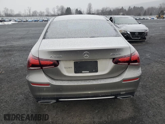 2019 Mercedes-Benz A 220 with VIN WDD3G4FB0KW035183, listed as a Copart auction lot 45125945 with 39,633 mi miles and Salvage Title. Bid and sale history available at DreamBid. Image 6.