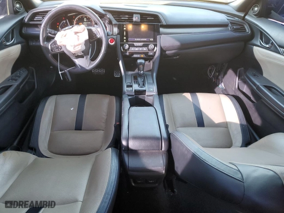 2018 Honda Civic Hatchback Sport Touring with VIN SHHFK7H91JU239123, listed as a Copart auction lot 46340125 with 100,016 mi miles and Salvage Title. Bid and sale history available at carsss.com. Image 8.