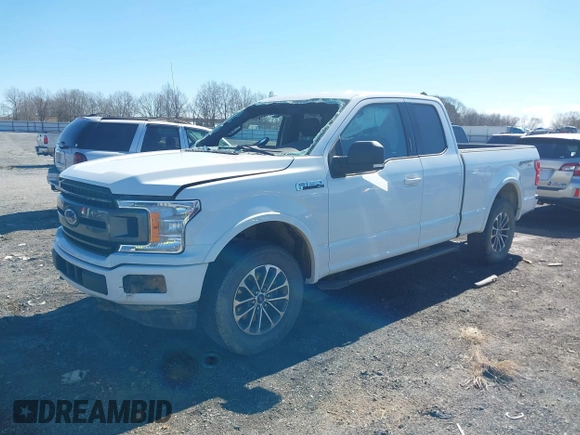 2018 Ford F-150 XL with VIN 1FTEX1EP9JFB83992, listed as a IAAI auction lot 41655741 with 174,796 mi miles and . Bid and sale history available at DreamBid. Image 2.