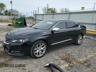 2019 Chevrolet Impala Premier with VIN 2G1105S30K9142956, listed as a Copart auction lot 55113215 with 129,031 mi miles and Salvage title. Bid and sale history available at DreamBid. Image 1.