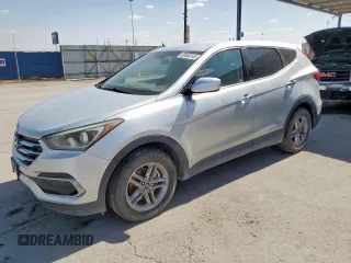 2017 Hyundai Santa Fe 2.4L with VIN 5XYZTDLB4HG449643, listed as a Copart auction lot 60880195 with 153,893 mi miles and Clean title. Bid and sale history available at DreamBid. Image 1.