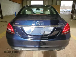 2021 Mercedes-Benz C 300 with VIN W1KWF8EBXMR626969, listed as a Copart auction lot 85229084 with 42,698 mi miles and Salvage Title. Bid and sale history available at carsss.com. Image 6.