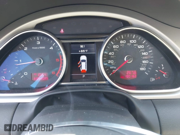 2011 Audi Q7 Premium Plus with VIN WA1LMAFEXBD000426, listed as a IAAI auction lot 42453652 with 190,162 mi miles and . Bid and sale history available at DreamBid. Image 7.