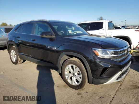 2021 Volkswagen Atlas S with VIN 1V2AC2CAXMC238842, listed as a Copart auction lot 88894625 with 13,341 mi miles and Salvage title. Bid and sale history available at DreamBid. Image 4.