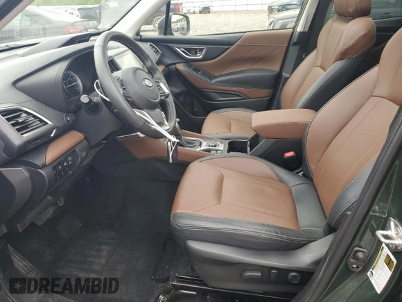 2023 Subaru Forester Touring with VIN JF2SKARCXPH421629, listed as a Copart auction lot 57392635 with 17,157 mi miles and Salvage title. Bid and sale history available at DreamBid. Image 7.