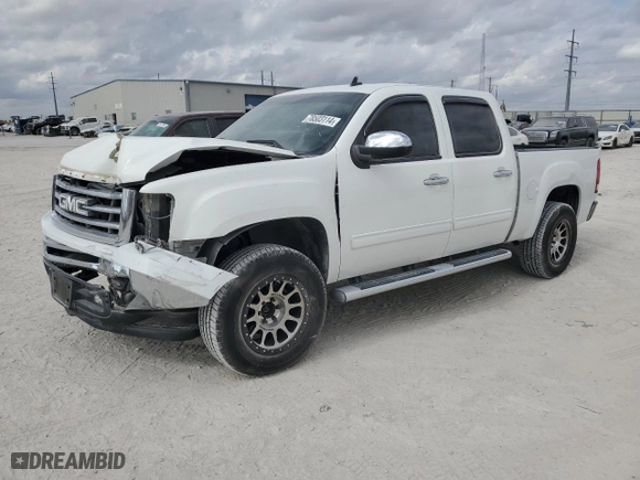 2013 GMC Sierra 1500 SLT with VIN 3GTP2WE22DG189628, listed as a Copart auction lot 78503114 with 182,070 mi miles and Salvage Title. Bid and sale history available at carsss.com. Image 1.