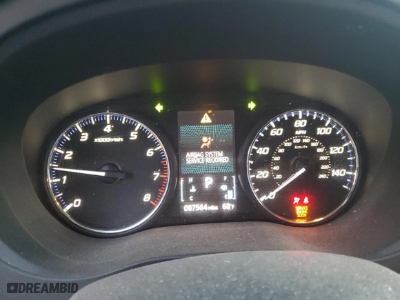 2019 Mitsubishi Outlander ES with VIN JA4AD2A39KZ017949, listed as a Copart auction lot 44572495 with 87,564 mi miles and Salvage Title. Bid and sale history available at carsss.com. Image 9.