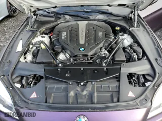 2016 BMW 6 Series 650i xDrive with VIN WBA6D6C59GG387896, listed as a Copart auction lot 50158365 with 0 mi miles and Salvage Title. Bid and sale history available at carsss.com. Image 11.