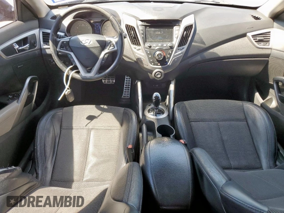 2013 Hyundai Veloster w/Red Int with VIN KMHTC6AD2DU150842, listed as a Copart auction lot 66378455 with 119,901 mi miles and Clean title. Bid and sale history available at DreamBid. Image 8.