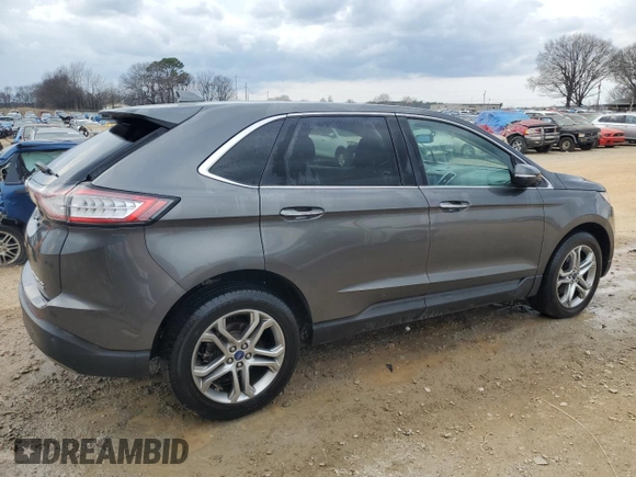 2016 Ford Edge Titanium with VIN 2FMPK3K91GBB13675, listed as a Copart auction lot 44198475 with 129,236 mi miles and Salvage Title. Bid and sale history available at carsss.com. Image 3.