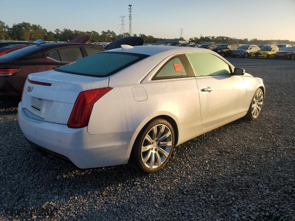 2016 Cadillac ATS Coupe Luxury Collection RWD with VIN 1G6AB1RX2G0138351, listed as a Copart auction lot 74945174 with 0 mi miles and Salvage Title. Bid and sale history available at carsss.com. Image 3.