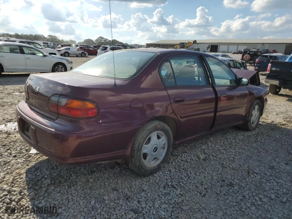 2001 Chevrolet Malibu LS with VIN 1G1NE52J016153947, listed as a Copart auction lot 73813784 with 129,336 mi miles and Salvage Title. Bid and sale history available at carsss.com. Image 3.
