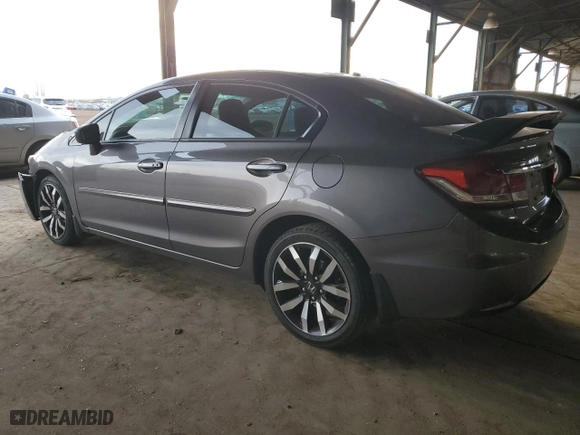 2014 Honda Civic Sedan EX-L with VIN 2HGFB2F93EH509266, listed as a Copart auction lot 43169125 with 158,319 mi miles and Salvage Title. Bid and sale history available at carsss.com. Image 2.