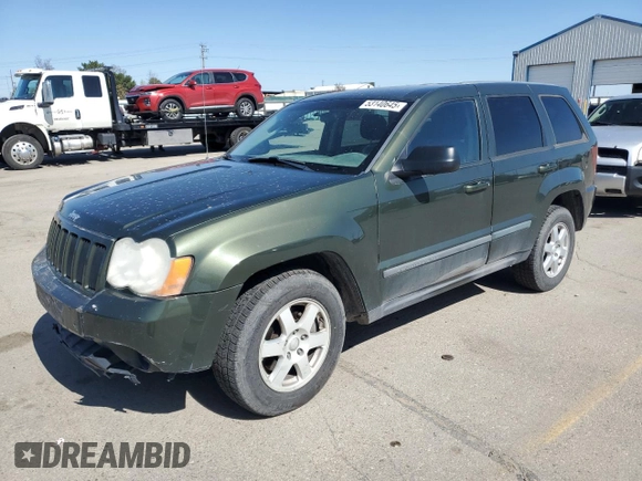 2008 Jeep Grand Cherokee Laredo with VIN 1J8GR48K88C210091, listed as a Copart auction lot 53140645 with 108,726 mi miles and Clean Title. Bid and sale history available at carsss.com. Image 1.