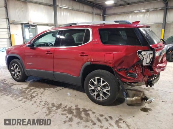 2021 GMC Acadia SLE with VIN 1GKKNRL4XMZ129267, listed as a Copart auction lot 74188083 with 33,678 mi miles. Bid and sale history available at carsss.com. Image 2.