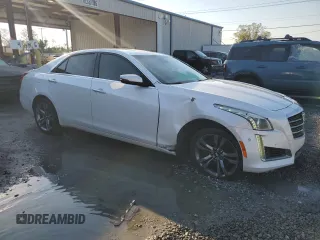 2016 Cadillac CTS V-Sport RWD with VIN 1G6AU5S89G0172954, listed as a Copart auction lot 46909125 with 171,137 mi miles and Salvage Title. Bid and sale history available at DreamBid. Image 4.