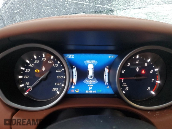 2019 Maserati Ghibli S Q4 GranLusso with VIN ZAM57YTL5K1324320, listed as a Copart auction lot 79184904 with 39,368 mi miles and Salvage Title. Bid and sale history available at carsss.com. Image 9.