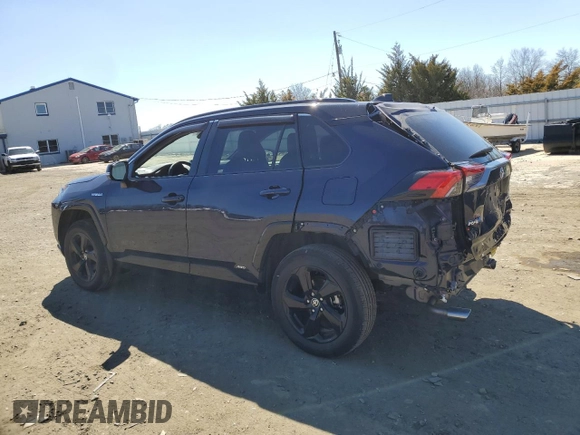 2021 Toyota RAV4 Hybrid XSE with VIN 4T3E6RFV0MU029754, listed as a Copart auction lot 50006155 with 29,234 mi miles and Salvage Title. Bid and sale history available at carsss.com. Image 2.