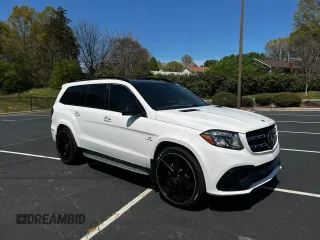 2017 Mercedes-Benz GLS with VIN 4JGDF7FE8HA978419, listed as a Copart auction lot 52601215 with 78,595 mi miles and Clean Title. Bid and sale history available at carsss.com. Image 1.