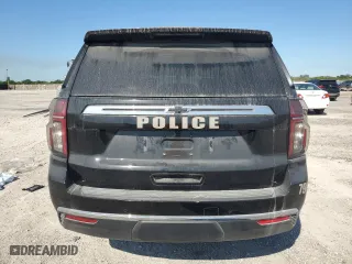 2023 Chevrolet Tahoe Commercial with VIN 1GNSCLED4PR507963, listed as a Copart auction lot 50019835 with 10,945 mi miles and Non Repairable. Bid and sale history available at carsss.com. Image 6.