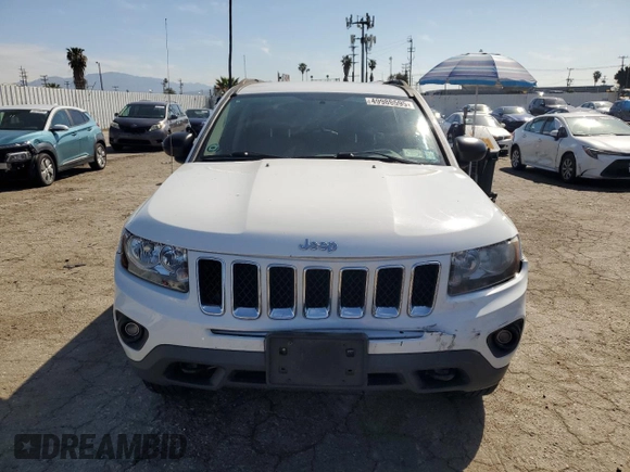 2016 Jeep Compass Sport with VIN 1C4NJDBB4GD511836, listed as a Copart auction lot 49989595 with 106,850 mi miles and Salvage Title. Bid and sale history available at carsss.com. Image 5.