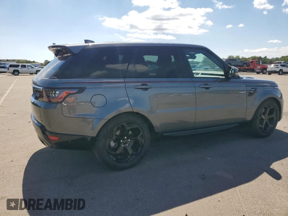 2018 Land Rover Range Rover Sport HSE with VIN SALWR2RK1JA182165, listed as a Copart auction lot 70204494 with 44,306 mi miles and Salvage title. Bid and sale history available at DreamBid. Image 3.