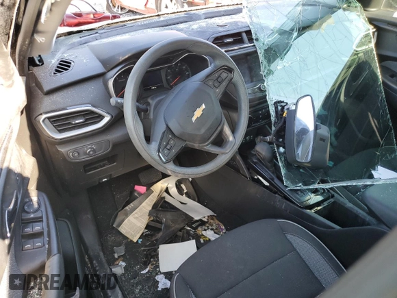 2023 Chevrolet TrailBlazer LS with VIN KL79MMS26PB184857, listed as a Copart auction lot 61842694 with 11,682 mi miles and Salvage Title. Bid and sale history available at DreamBid. Image 8.