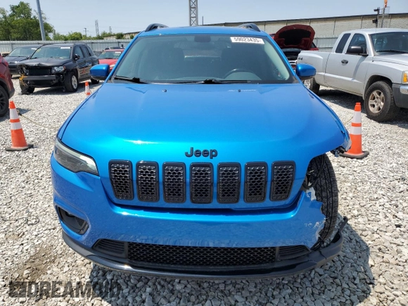 2020 Jeep Cherokee Latitude Plus with VIN 1C4PJMLB6LD580464, listed as a Copart auction lot 59023435 with 80,211 mi miles and Salvage title. Bid and sale history available at DreamBid. Image 5.