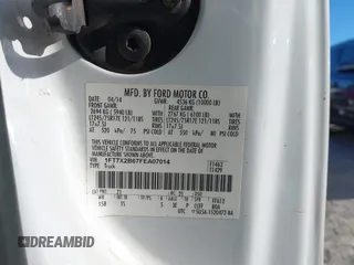 2015 Ford F-250 XLT z VIN 1FT7X2B67FEA07014, wystawiony jako IAAI lot #41625425 z przebiegiem 113 404 mil mil oraz . Historia ofert i sprzedaży dostępna na DreamBid. Obrazek 9.