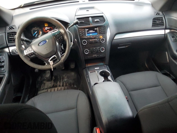 2016 Ford Utility Police Interceptor with VIN 1FM5K8AR5GGD05549, listed as a Copart auction lot 76536604 with 60,416 mi miles and Salvage Title. Bid and sale history available at carsss.com. Image 8.