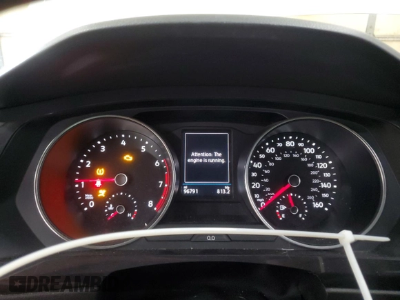 2018 Volkswagen Tiguan SEL with VIN 3VV2B7AX7JM140246, listed as a Copart auction lot 53629815 with 96,791 mi miles and Clean title. Bid and sale history available at DreamBid. Image 9.