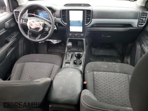 2024 Ford Ranger XL with VIN 1FTER4BHXRLE19815, listed as a Copart auction lot 43985445 with 34,304 mi miles and Salvage Title. Bid and sale history available at carsss.com. Image 8.