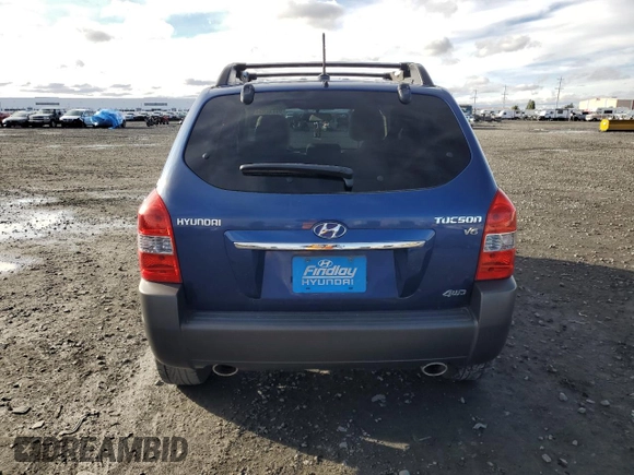 2009 Hyundai Tucson SE with VIN KM8JN72D89U977046, listed as a Copart auction lot 80712994 with 60,863 mi miles and Salvage Title. Bid and sale history available at carsss.com. Image 6.