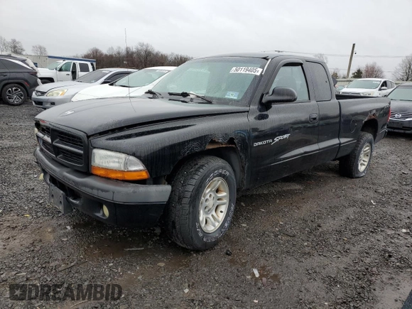 2001 Dodge Dakota Sport z VIN 1B7GL22N31S137577, wystawiony jako Copart lot #50119405 z przebiegiem Nie podano mil oraz Czysty tytuł • Clean title. Historia ofert i sprzedaży dostępna na DreamBid. Obrazek 1.